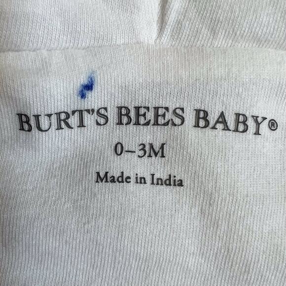 Burt's Bees Baby Pink Snowy Songbirds Bunting Size 0-3 Months - Picture 9 of 10